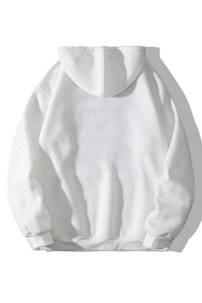 AFROGİYİM Φούτερ με κουκούλα Unisex Brooklyn 1985 με στάμπα Oversize Hoodie