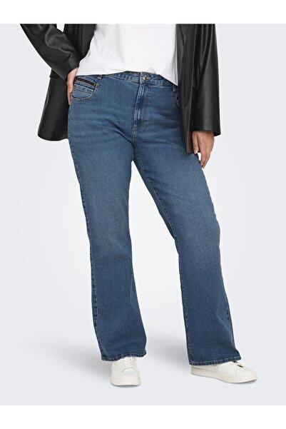 Only Carmakoma Geniş kesim jean CARSANDRA Hohe Taille Ausgestellt Jeans