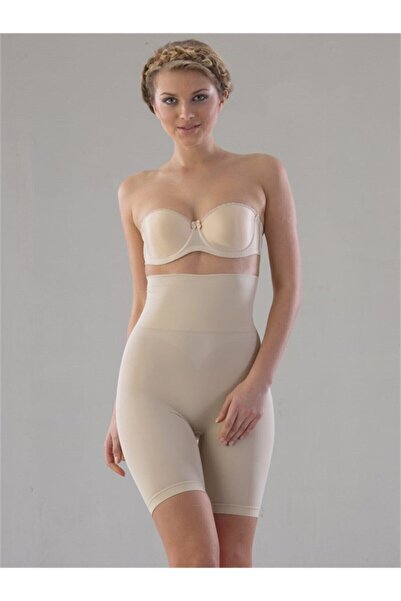 jilly jo Femei - Corset pantaloni scurți de culoarea pielii fără sudură
