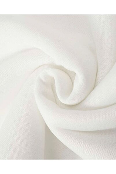 AFROGİYİM Бежевий світшот з принтом "Найщасливіший" з великим капюшоном унісекс