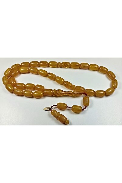 İskeçe Tesbih Халил Хилми Уста - Подписан сертифициран кехлибар, върхът на цвета