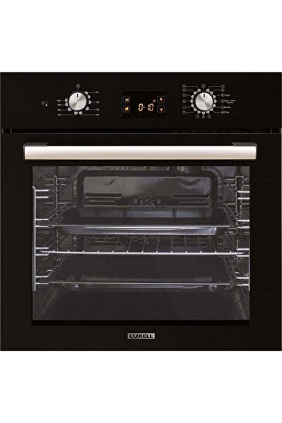 Luxell 15 Prg Siyah Cam Ankastre Seti