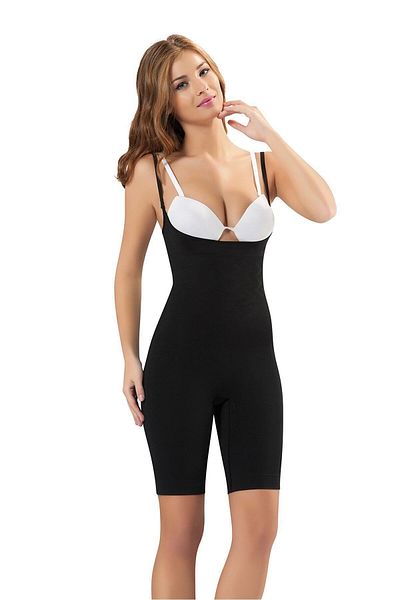 Momslab Black Women's Corset - Full Length Underbust