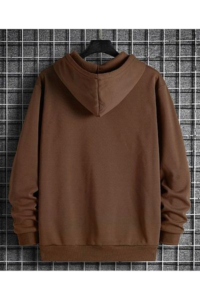AFROGİYİM Φούτερ με κουκούλα Unisex Losangeles California με στάμπα μεγάλου μεγέθους