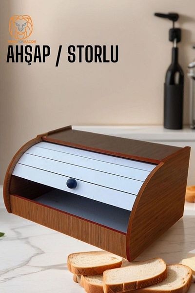 Transformacion Bread Cabinet Wood with Roller WHITE WOOD
