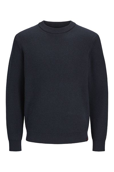 R.D.D. ROYAL DENIM DIVISION Strickpullover mit Rundhals RDD Einfarbig Strickpullover mit Rundhals