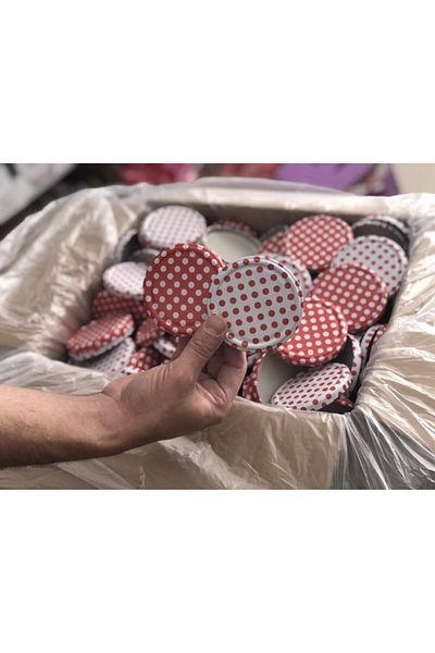 Multiamo غطاء تعليب معدني منقط 20 قطعة