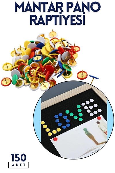 Transformacion Findit Colorful Board Pushpin 150 Pieces 718647   (Findit)