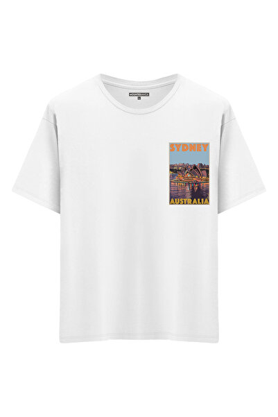 Mounte Bianca Unisex Sidnej - Oversize kroj T-shirt