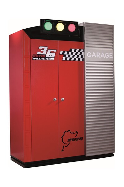 Meltem Pitstop Çocuk Odası Üç Kapılı Dolap