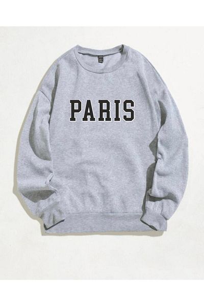 AFROGİYİM Hanorac de damă oversize imprimat Paris