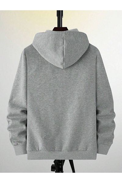 AFROGİYİM Unisex Spider Star Printed Oversize Hooded Hoodie