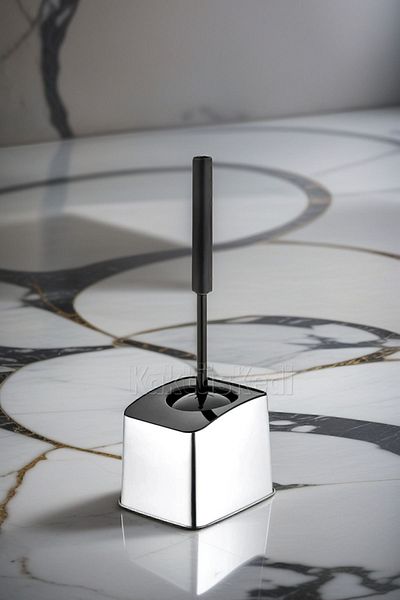 KaktüsKedi Carbon Metal Look Τετράγωνη βούρτσα τουαλέτας
