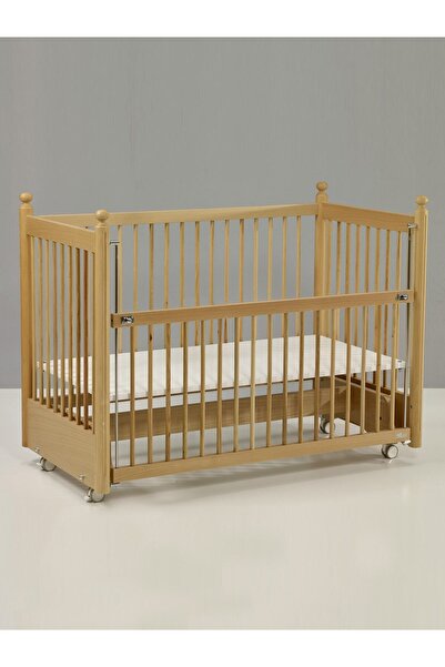 Meltem Smart Mondo Anne Yanı Ahşap Sallanır Beşik 60x120 cm (naturel)