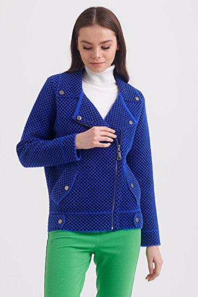 ON Kare Desenli Triko Mt