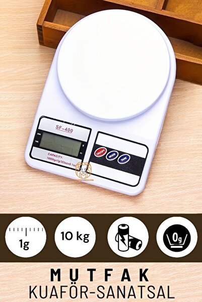 Transformacion Hassas Mutfak Terazisi Kuaför Terazisi 10 Kg 720704