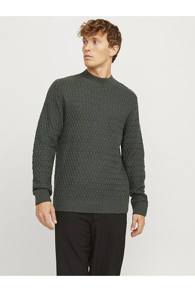 Jack & Jones Premium Strickpullover mit Rundhals Einfarbig Strickpullover mit Rundhals