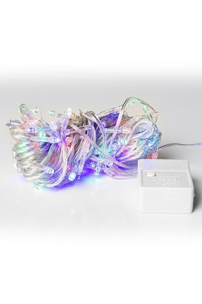pazariz 100 Ledli Yılbaşı Led Işık Süs 10 Metre Parti Led Işıkları Rgb