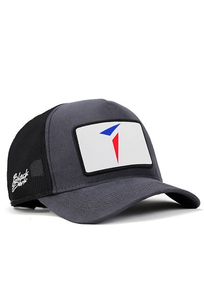 BlackBörk V2 Ikon - 1 Kaan Licensed Anthracite-μαύρο καπέλο Trucker