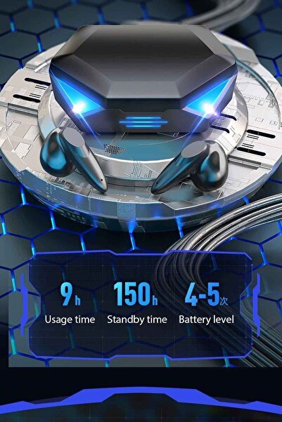 Anycast Bluetooth Oyucu Kulaklığı G20 Son Sürüm Düşük Gecikmeli Siyah Gaming Kulaklık