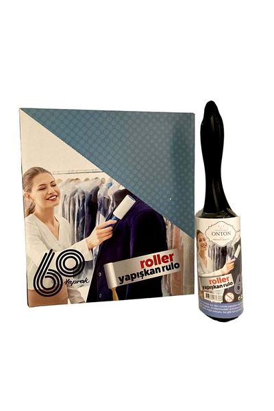 Onton &myclean Adhesive Roll Hair Removal Roller 60 Sheets X4 Pieces