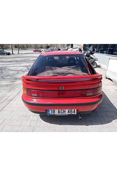 Mazda 323 FS Mazda Uyumlu 323 Hb Ince Ayaklı Spoiler Boyasız Siyah