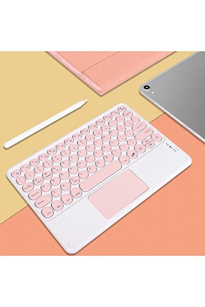 pazariz Kablosuz Q Klavye Taşınabilir Bilgisayar Tablet Telefon Akıllı Tv Blu...