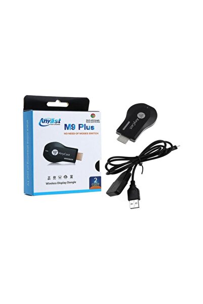 Anycast M9 Plus Görüntü Aktarıcı Airplay 1080p Kablosuz Wifi Ekranlı Tv Dongle Alıcısı