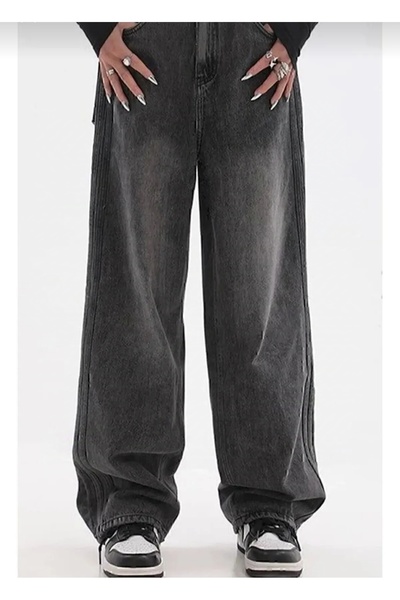 DEEFWEAR Y2k Baggy Palazzo Kadın Denim Pantolon