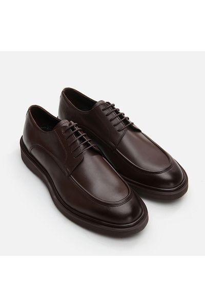 Hotiç Men's Brown Casual Shoes - Genuine Leather