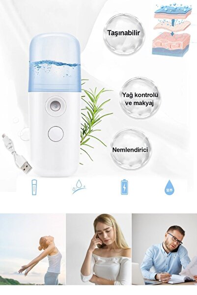 Sildne Nano Mist Sprey Yüz Nemlendirici Ve Gözenek Açıcı Soğuk Buhar