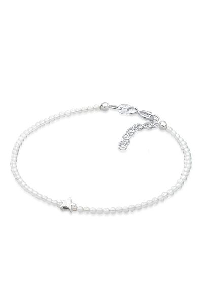 ELLI 925 Sterling Silber - Armband Sterne Bergkristall