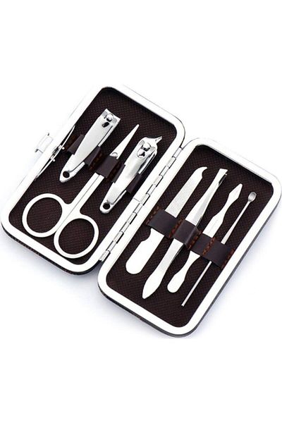 Kingshark Professional Deal Bear Steel Manicure Pedicure Set - Mini 7 Pieces