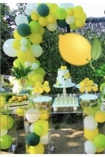 eğlencemarketi Lemon Concept Balloon Chain 0065