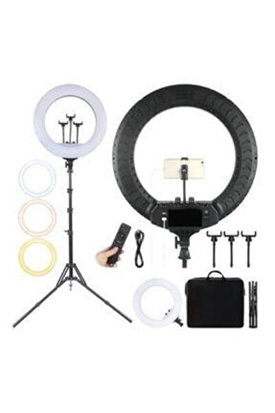 pazariz Büyük Boy Ring Light Makyaj Güzellik 5500k 48w Kuaför Kit Çantalı Ve ...