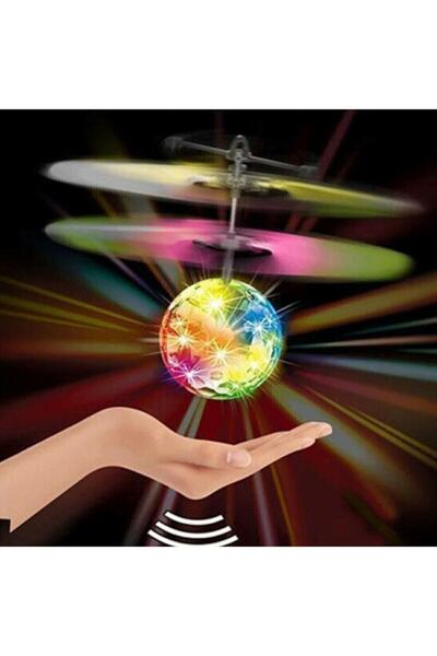 pazariz Sihirli Elektrikli Uçan Top Çocuklar Led Işık Oyuncak Drone Kızılötesi Sensör Helikopter