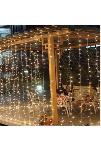 alayımbari 4x3 Mt Pirinç Perde Led & I 8 Fonksiyon Animasyonlu Günışığı Perde...