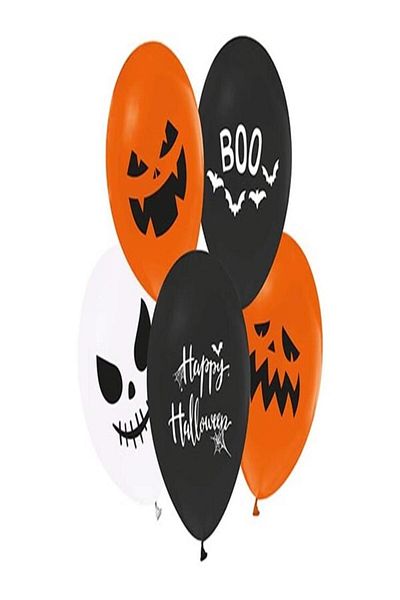 BalonEvi Halloween Printed Pastel Balloon