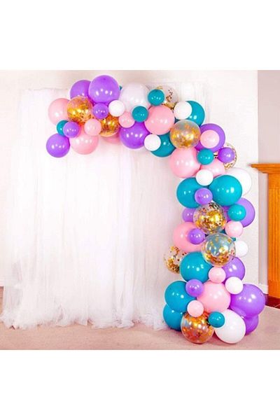 eğlencemarketi Unicorn Chain Balloon Sets