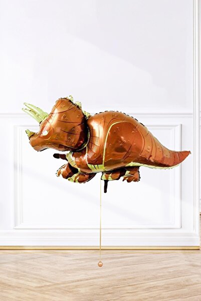 PEKSHOP بالون ديناصور فويل ترايسيراتوبس ديناصور بالون عيد ميلاد 110 سم