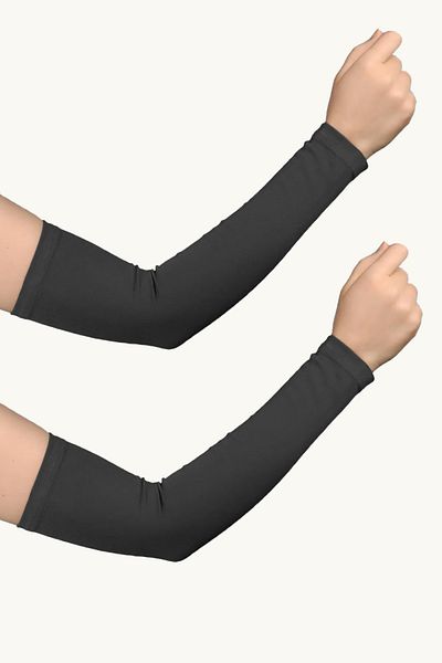 MS HAMİLE İÇ GİYİM Black Prayer Sleeve Combed Cotton