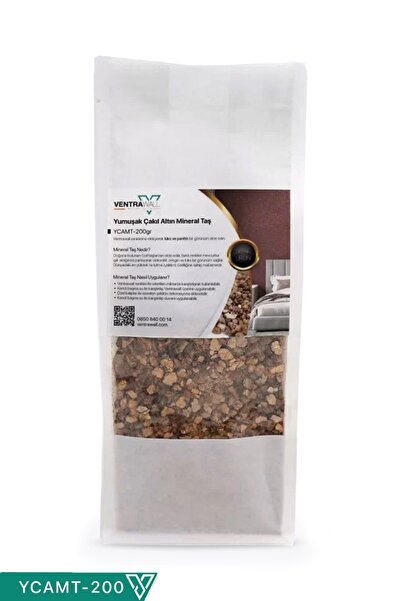 Ventrawall Yumuşak Çakıl Altın Mineral Taş  200gr YCAMT-200