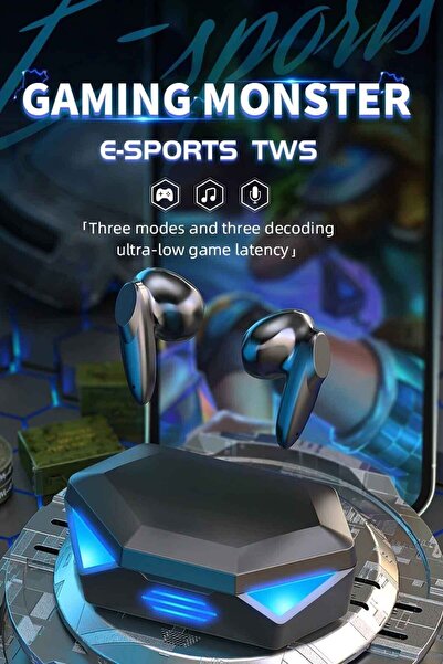 Anycast Bluetooth Oyucu Kulaklığı G20 Son Sürüm Düşük Gecikmeli Siyah Gaming Kulaklık