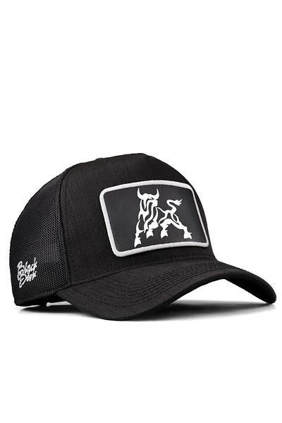BlackBörk Шапка за камион V2 Cordura Hustle Logo Black Trucker (CAP)