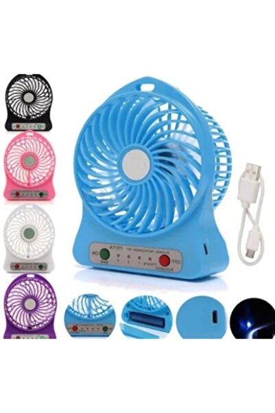 Kingshark Mf-01 Şarzlı El Ve Ofis Masasında Seyyar Vantilatör