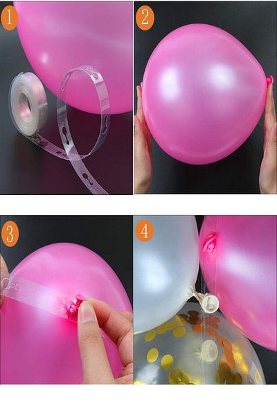 Firsat Ayi Deal Bear 100 Pieces Metallic Pink, Lilac Balloon 5meters Balloon Chain Concept-flying-lovely Balloon