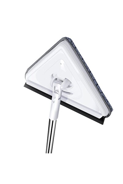 pazariz Teleskopik Üçgen Camsil Duvar Yüzey Cam Silme Aparatı Mop Mikrofiber ...