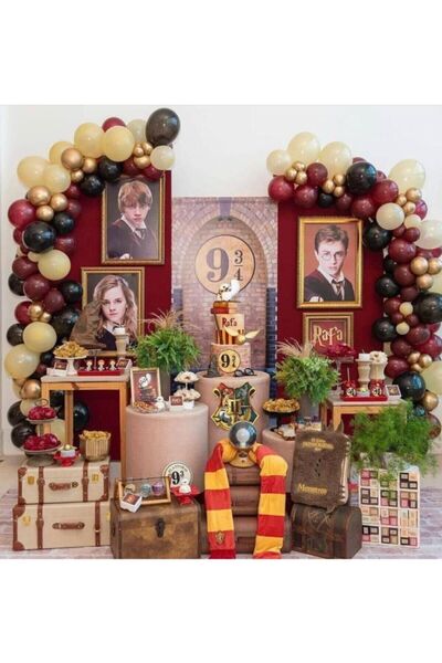eğlencemarketi Harry Poter Konsept Balon Zincir
