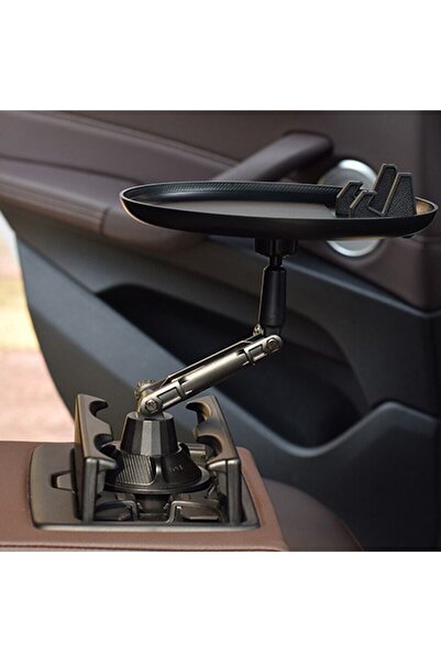pazariz Araba Bardak Tutucu Tepsi Masa Organizer Dönen Kaymaz Yuvarlak