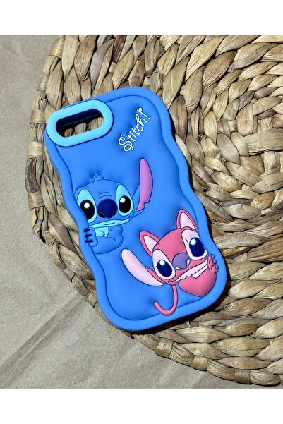 HYPERSOFT Iphone 7 Plus ve 8 Plus (5.5 inç) Uyumlu Sevimli Stitch Desenli Yum...